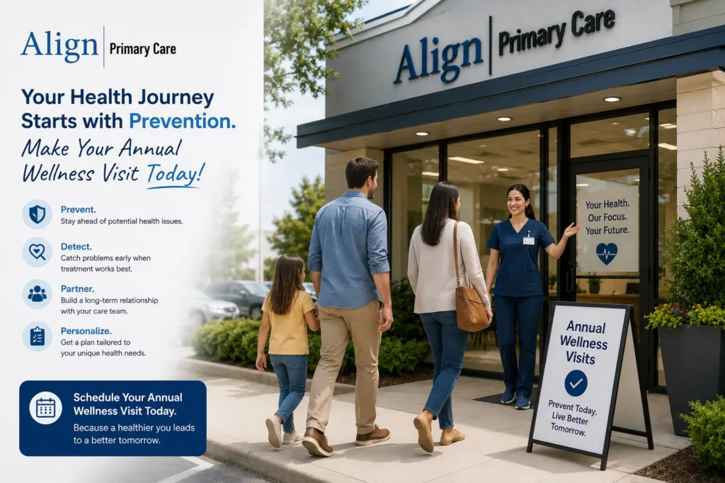 What's Included in an Annual Wellness Visit? A Complete Checklist from Align Primary Care in Dallas TX